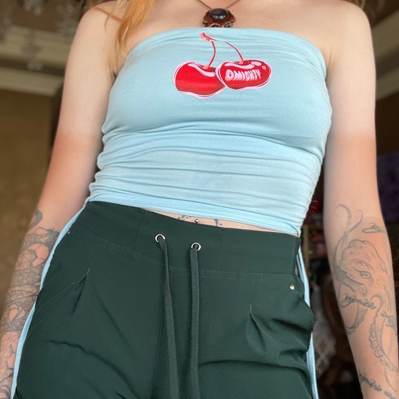 Omighty Cherry Tube Top - Picture 2 of 6